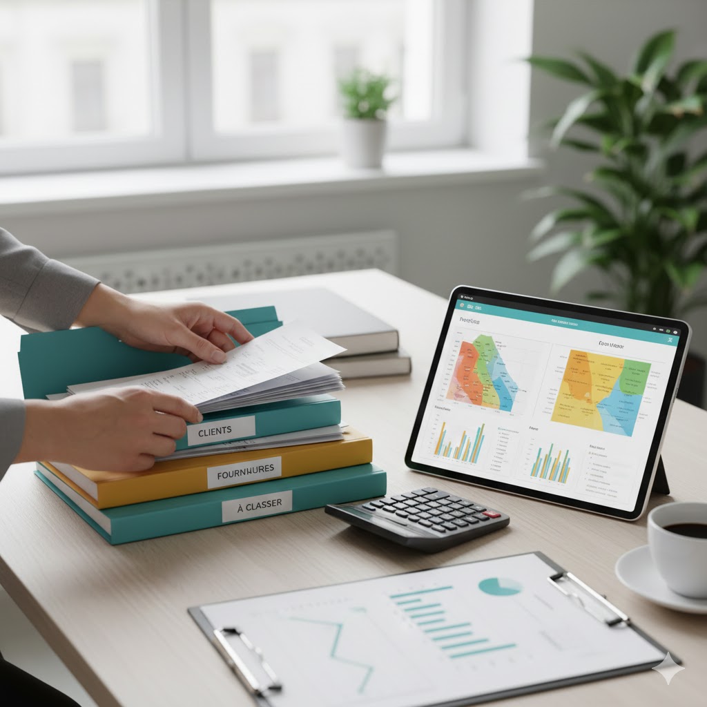 image illustrant les missions pre comptables proposées par l'assistante 